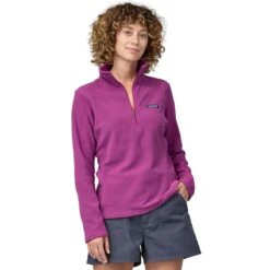 Patagonia Micro D 1/4-Zip Fleece Pullover - Women's -Chic Clothing Store AMAPIN