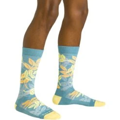 Darn Tough Cabana Crew Lightweight Sock -Chic Clothing Store AQU D1 1