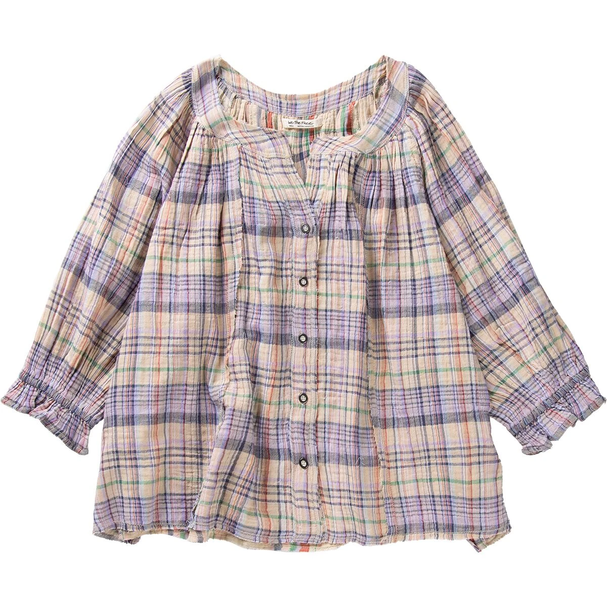 FREE PEOPLE Lucy Plaid Swing Top - Women's 4 FREE PEOPLE Lucy Plaid Swing Top - Women's - Image 2