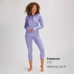 Hybrid Grid Fleece Pullover - Women's -Chic Clothing Store AUR D2