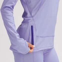 Hybrid Grid Fleece Pullover - Women's -Chic Clothing Store AUR D4