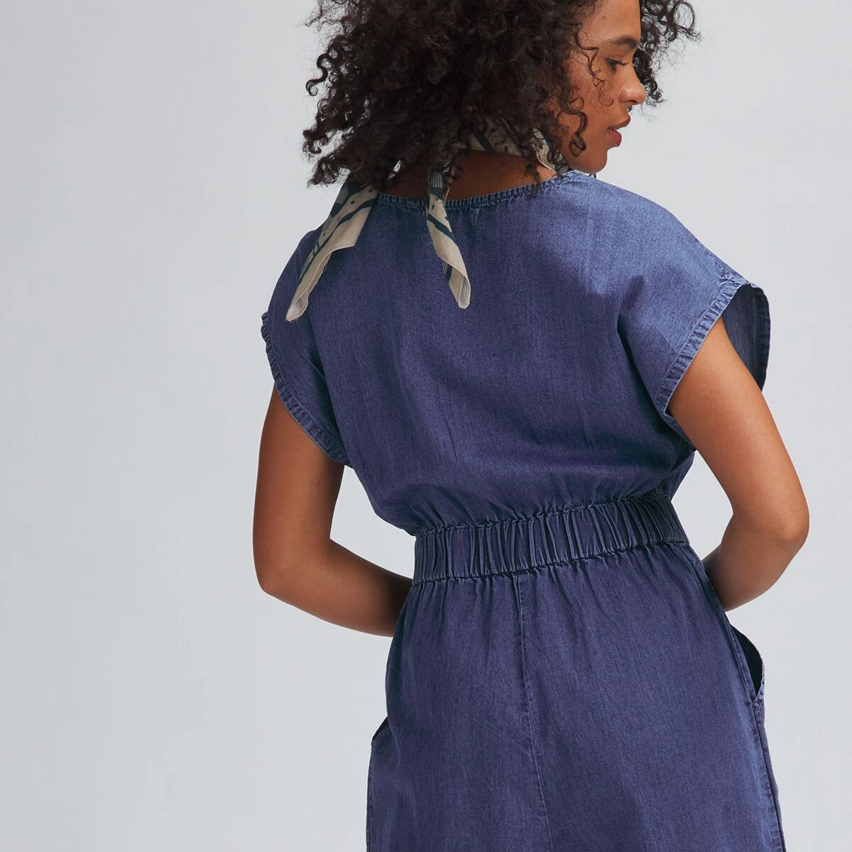 Sleeveless Denim Jumpsuit - Past Season - Women's 6 Sleeveless Denim Jumpsuit - Past Season - Women's - Image 4