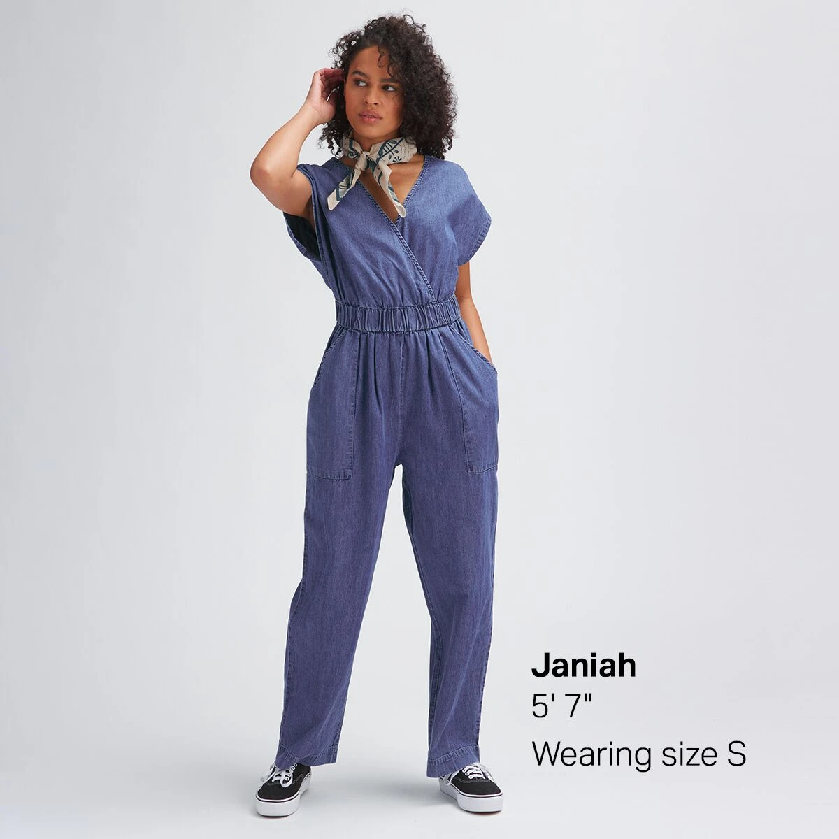 Sleeveless Denim Jumpsuit - Past Season - Women's 7 Sleeveless Denim Jumpsuit - Past Season - Women's - Image 5