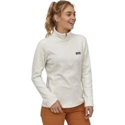 Patagonia Micro D 1/4-Zip Fleece Pullover - Women's -Chic Clothing Store BIRWH
