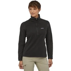 Patagonia Micro D 1/4-Zip Fleece Pullover - Women's -Chic Clothing Store BK 10