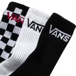 Vans Classic Crew Sock - 3-Pack - Men's -Chic Clothing Store BKCHE D4