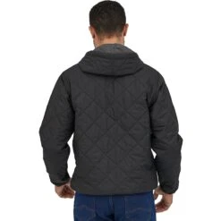 Patagonia Diamond Quilted Bomber Hooded Jacket - Men's -Chic Clothing Store BK D7 3