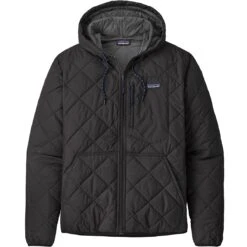Patagonia Diamond Quilted Bomber Hooded Jacket - Men's