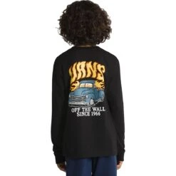 Vans Fired Up Long-Sleeve Top - Boys' -Chic Clothing Store BLA 205