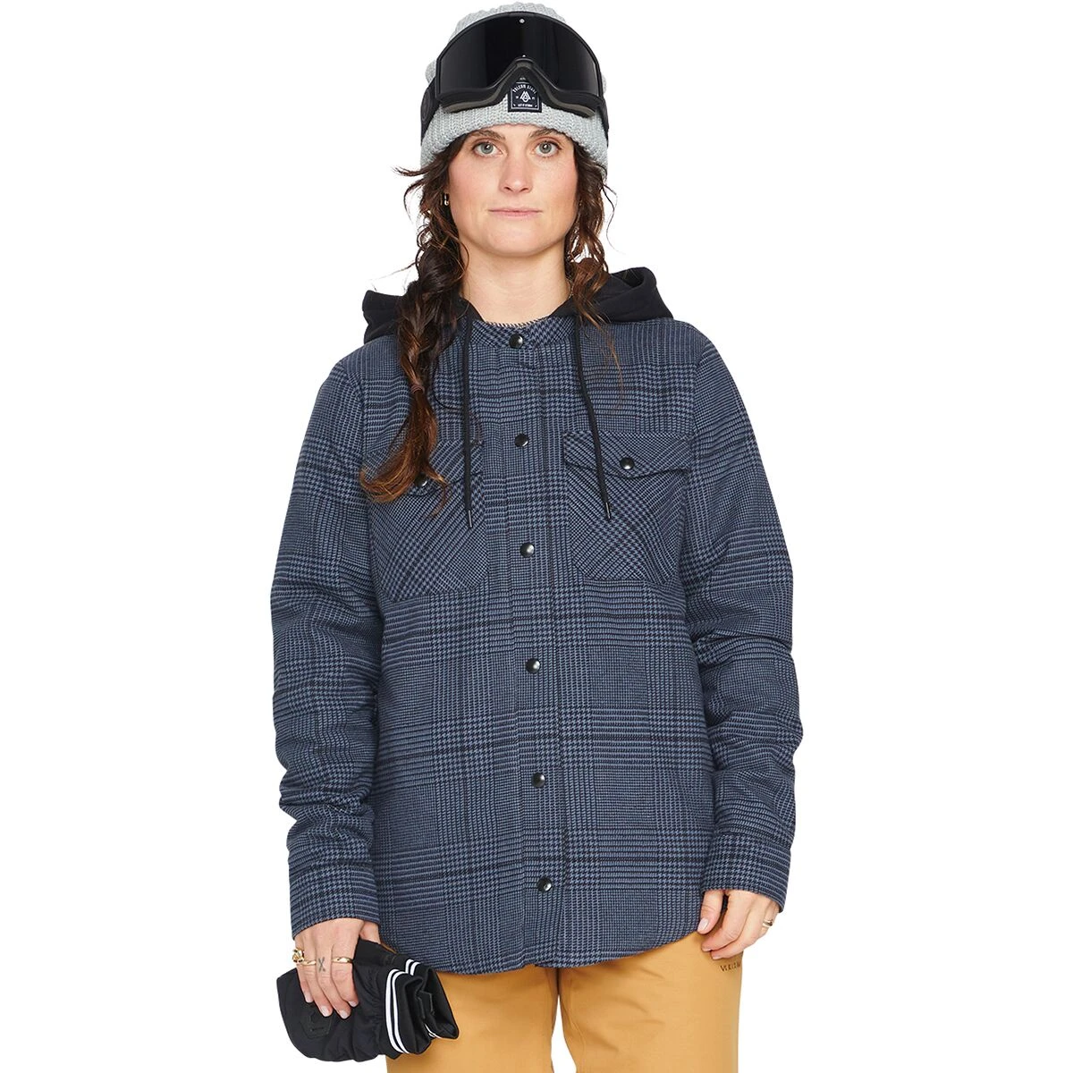 Volcom Hooded Flannel Jacket - Women's 6 Volcom Hooded Flannel Jacket - Women's - Image 4