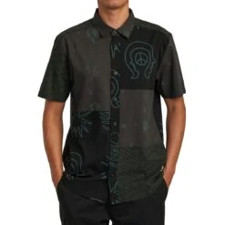 RVCA Compilation Short-Sleeve Shirt - Men's 12 RVCA Compilation Short-Sleeve Shirt - Men's -Chic Clothing Store BLA 79