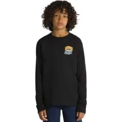 Vans Fired Up Long-Sleeve Top - Boys' -Chic Clothing Store BLA D1 116