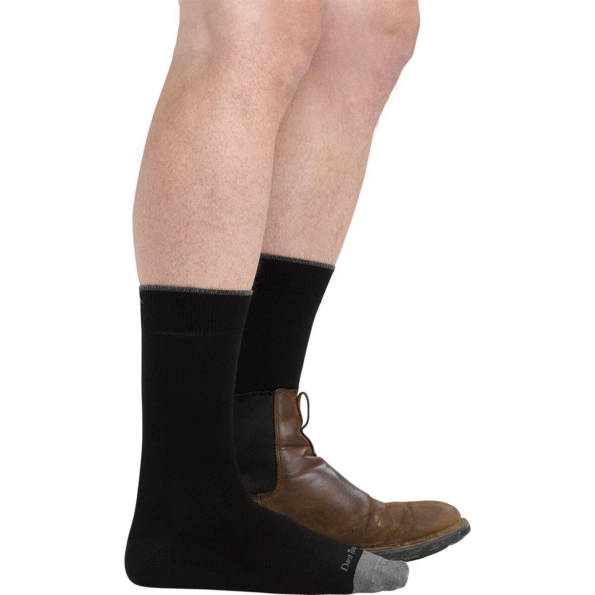 Darn Tough Solid Crew Lightweight Sock 4 Darn Tough Solid Crew Lightweight Sock - Image 2