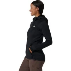 Mountain Hardwear Polartec Power Grid Full-Zip Hooded Jacket - Women's -Chic Clothing Store BLA D2 18