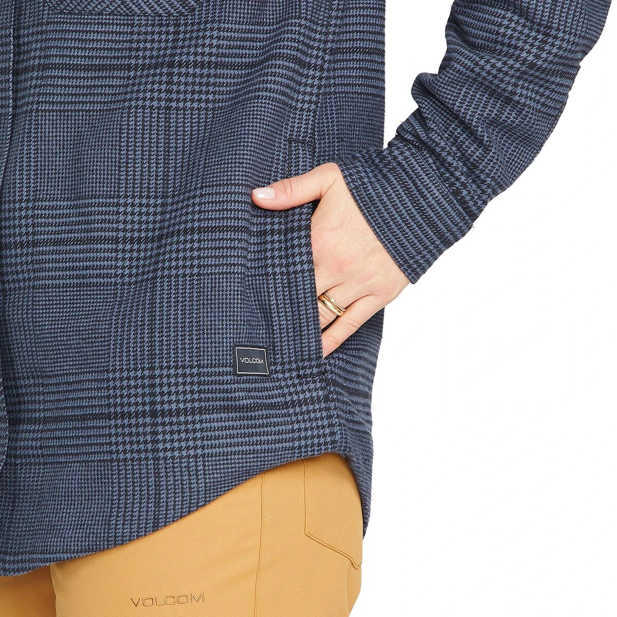 Volcom Hooded Flannel Jacket - Women's 4 Volcom Hooded Flannel Jacket - Women's - Image 2