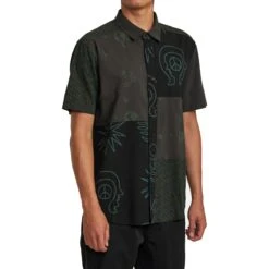 RVCA Compilation Short-Sleeve Shirt - Men's 10 RVCA Compilation Short-Sleeve Shirt - Men's -Chic Clothing Store BLA D4 26