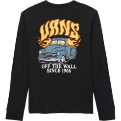 Vans Fired Up Long-Sleeve Top - Boys' -Chic Clothing Store BLA D5 50