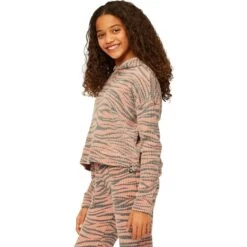Billabong Wild Times Hooded Knit Top - Girls' -Chic Clothing Store BRO D2 1