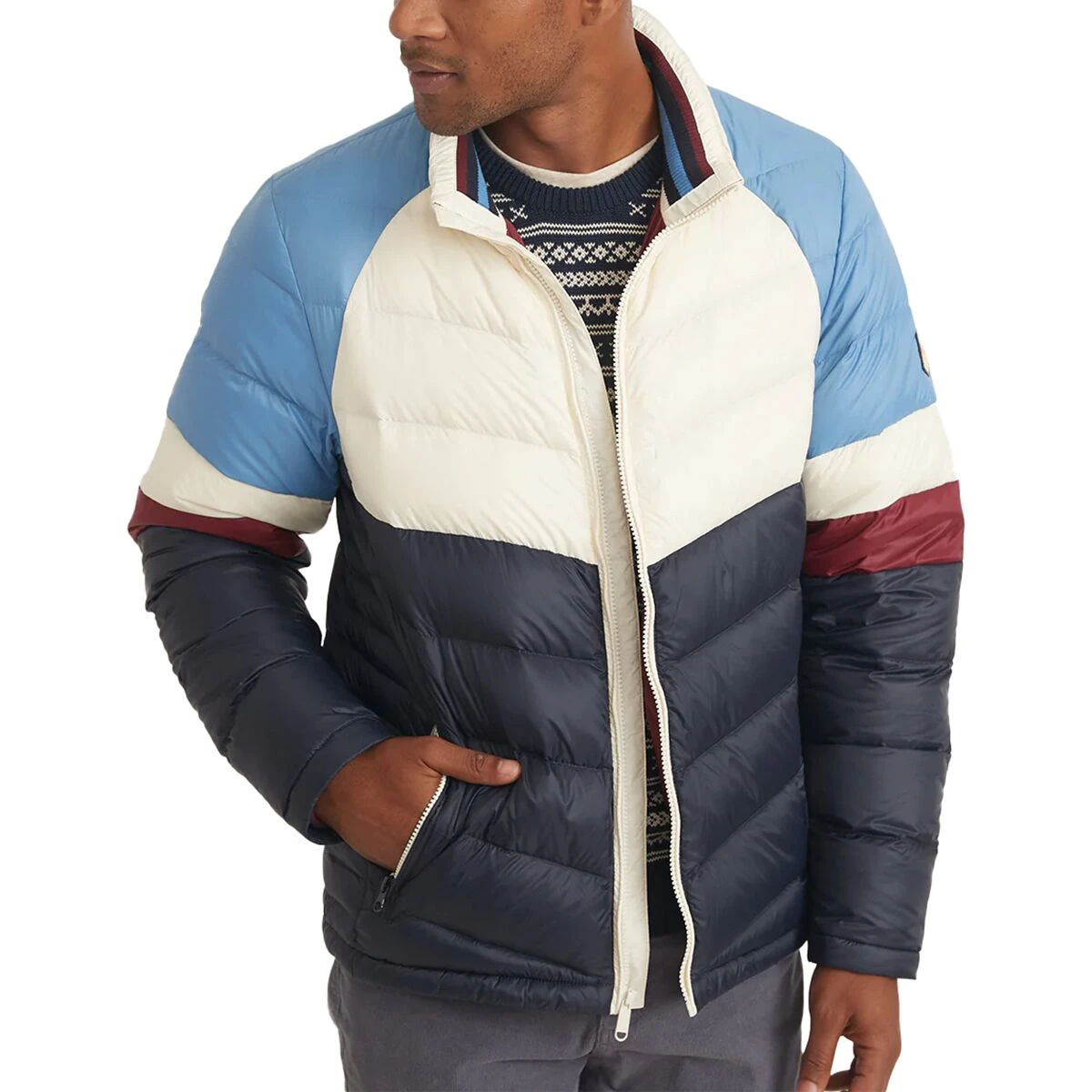 Marine Layer Zurich Colorblock Puffer - Men's 8 Marine Layer Zurich Colorblock Puffer - Men's - Image 6