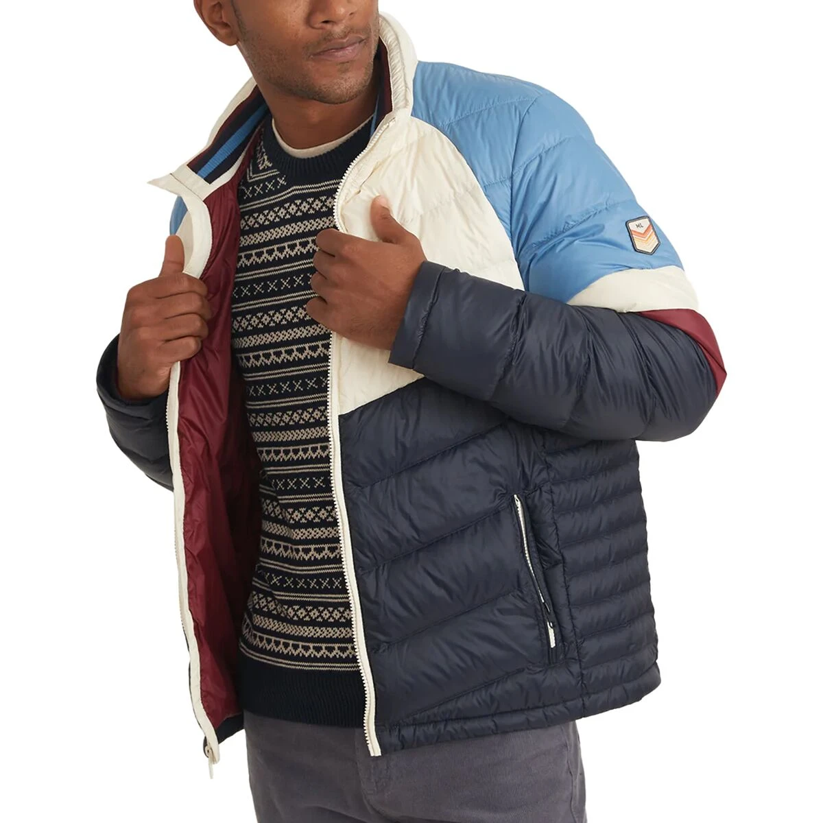 Marine Layer Zurich Colorblock Puffer - Men's 5 Marine Layer Zurich Colorblock Puffer - Men's - Image 3