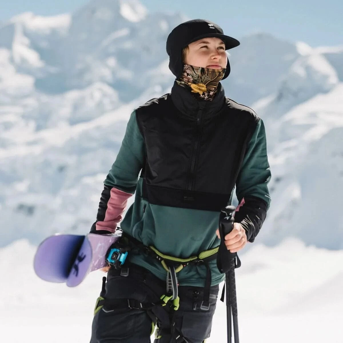 Mons Royale Decade Mid Fleece Pullover - Women's 8 Mons Royale Decade Mid Fleece Pullover - Women's - Image 6