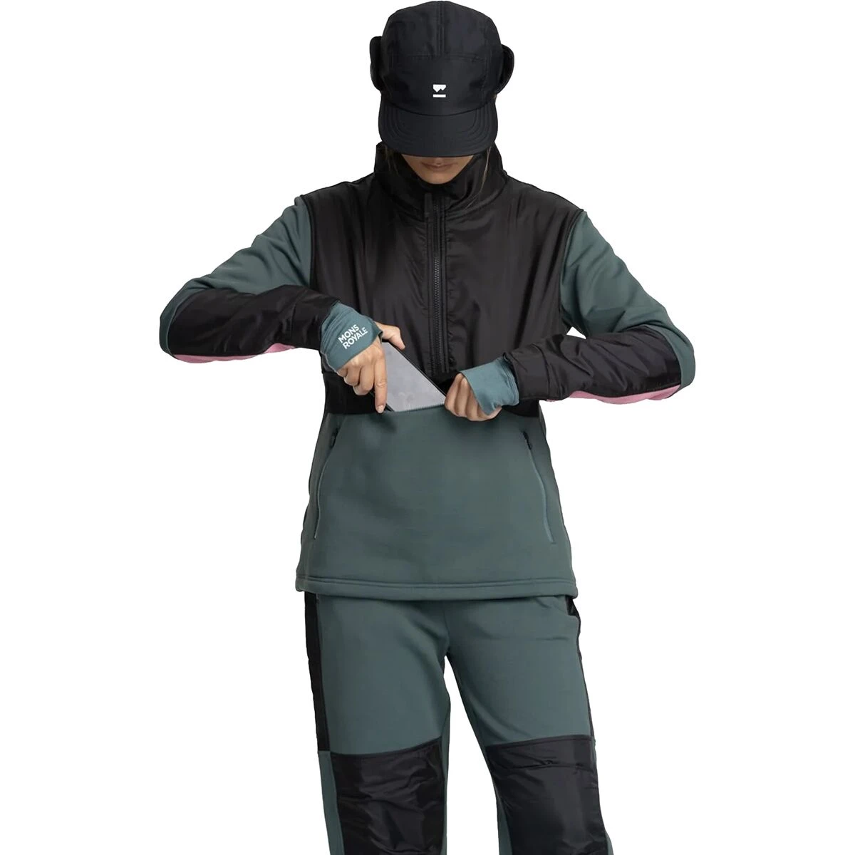 Mons Royale Decade Mid Fleece Pullover - Women's 5 Mons Royale Decade Mid Fleece Pullover - Women's - Image 3