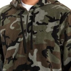 RVCA Yukon 1/4-Zip Hoodie - Men's 12 RVCA Yukon 1/4-Zip Hoodie - Men's -Chic Clothing Store CAM D5