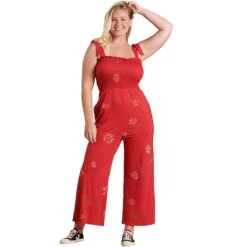 Gemina Sleeveless Jumpsuit - Women's 14 Gemina Sleeveless Jumpsuit - Women's -Chic Clothing Store CANGERPRI D4