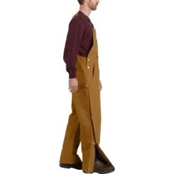 Carhartt Firm Duck Insulated Bib Overall - Men's -Chic Clothing Store CARBRO D3