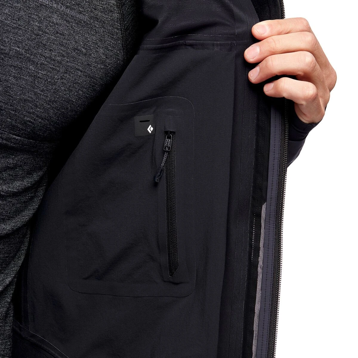 Black Diamond Dawn Patrol Hybrid Shell Jacket - Men's 5 Black Diamond Dawn Patrol Hybrid Shell Jacket - Men's - Image 3