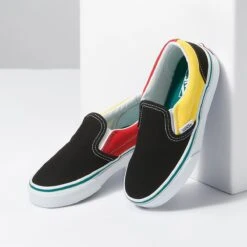 Vans Color Block Classic Slip-On Shoe - Kids' -Chic Clothing Store COBLBLMU D4