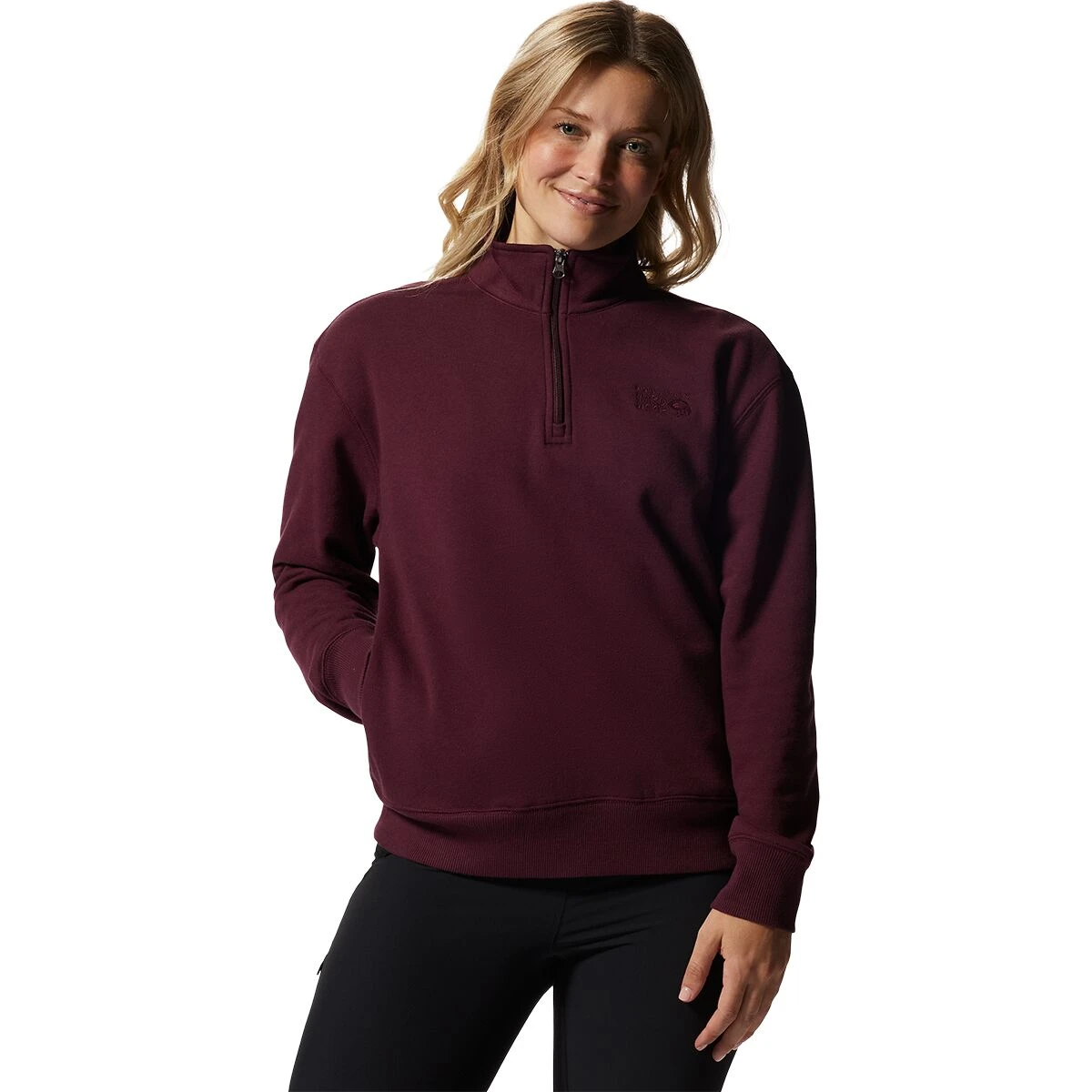 Mountain Hardwear Logo 1/4-Zip Sweatshirt - Women's 7 Mountain Hardwear Logo 1/4-Zip Sweatshirt - Women's - Image 5