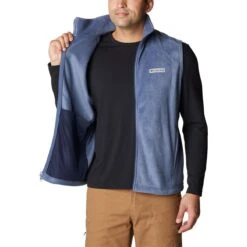Columbia Steens Mountain Fleece Vest - Men's -Chic Clothing Store DARMOU D3