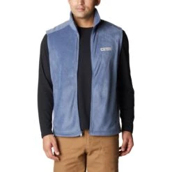 Columbia Steens Mountain Fleece Vest - Men's -Chic Clothing Store DARMOU D4