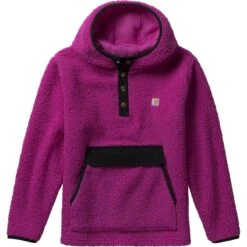 Carhartt 1/4-Snap Fleece Sweatshirt - Girls' -Chic Clothing Store DARPIN