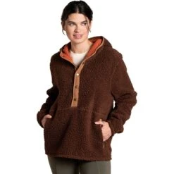Sespe Sherpa Long-Sleeve Hoodie - Women's -Chic Clothing Store DARROA