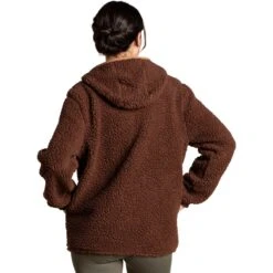 Sespe Sherpa Long-Sleeve Hoodie - Women's -Chic Clothing Store DARROA D1
