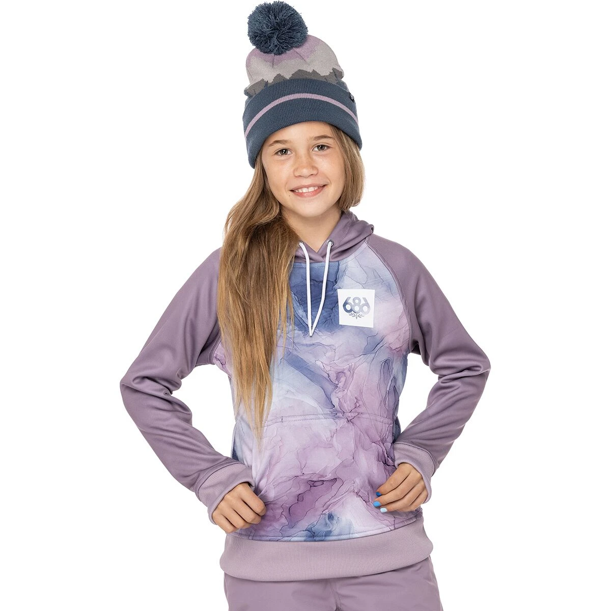 686 Bonded Fleece Pullover Hoodie - Girls' 5 686 Bonded Fleece Pullover Hoodie - Girls' - Image 3