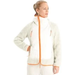 Icebreaker RealFleece High Pile Long-Sleeve Zip Hoodie - Women's -Chic Clothing Store ECHESNFL
