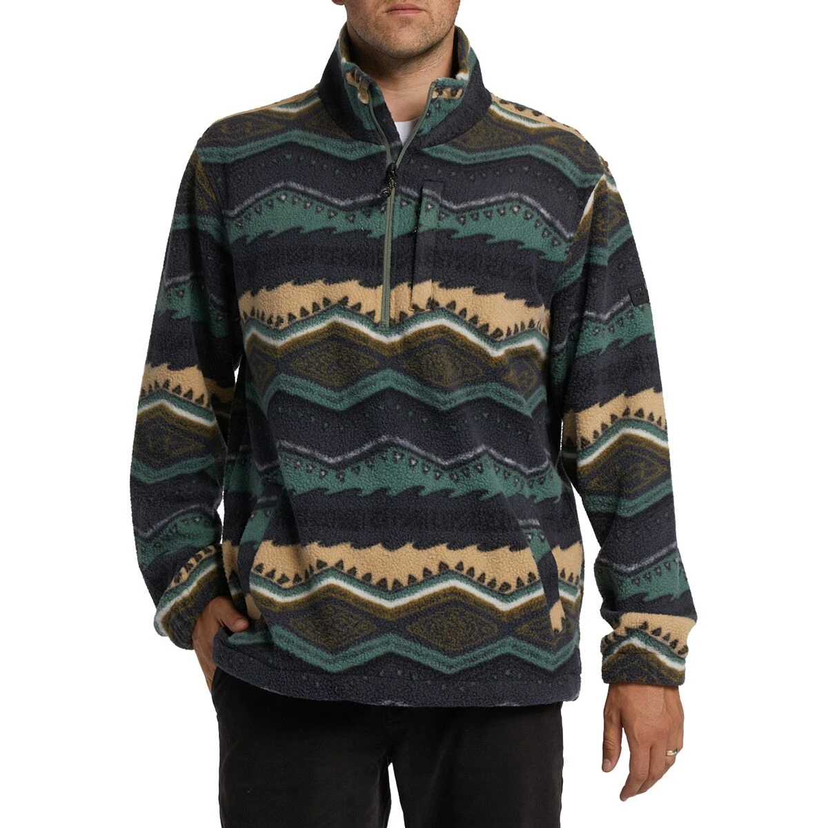 Billabong A/Div Boundary Half-Zip Mock Neck Fleece Jacket - Men's 10 Billabong A/Div Boundary Half-Zip Mock Neck Fleece Jacket - Men's - Image 8