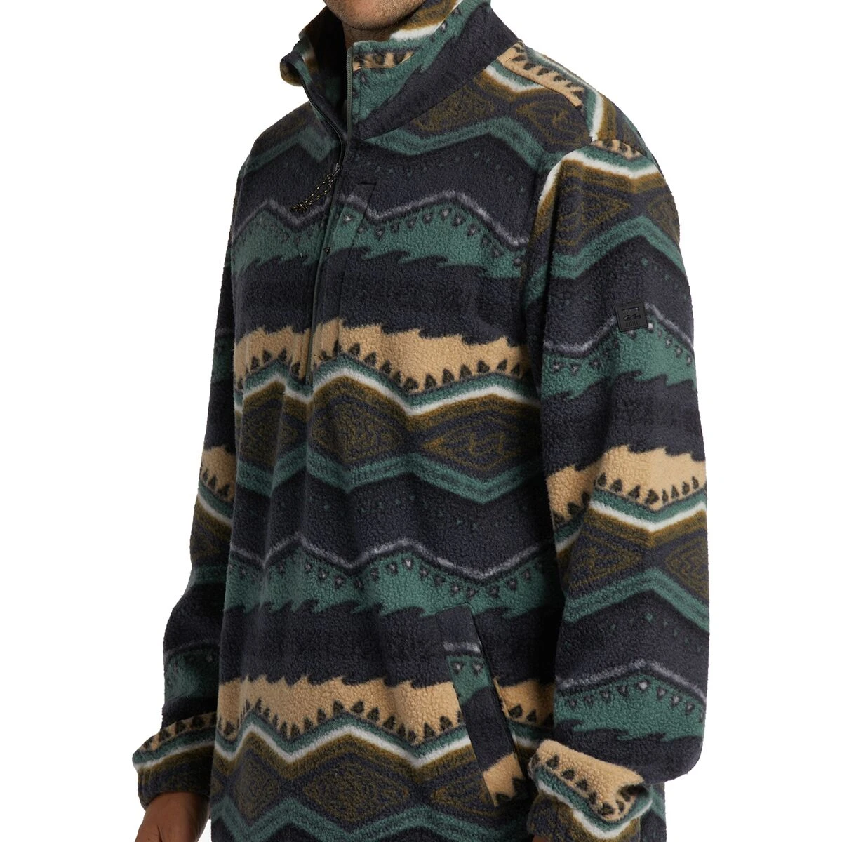 Billabong A/Div Boundary Half-Zip Mock Neck Fleece Jacket - Men's 5 Billabong A/Div Boundary Half-Zip Mock Neck Fleece Jacket - Men's - Image 3