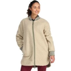 Outdoor Research Juneau Sherpa Fleece Coat - Women's 15 Outdoor Research Juneau Sherpa Fleece Coat - Women's -Chic Clothing Store FOG 1