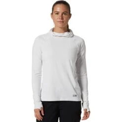 Mountain Hardwear Crater Lake Active Hoodie - Women's -Chic Clothing Store FOG