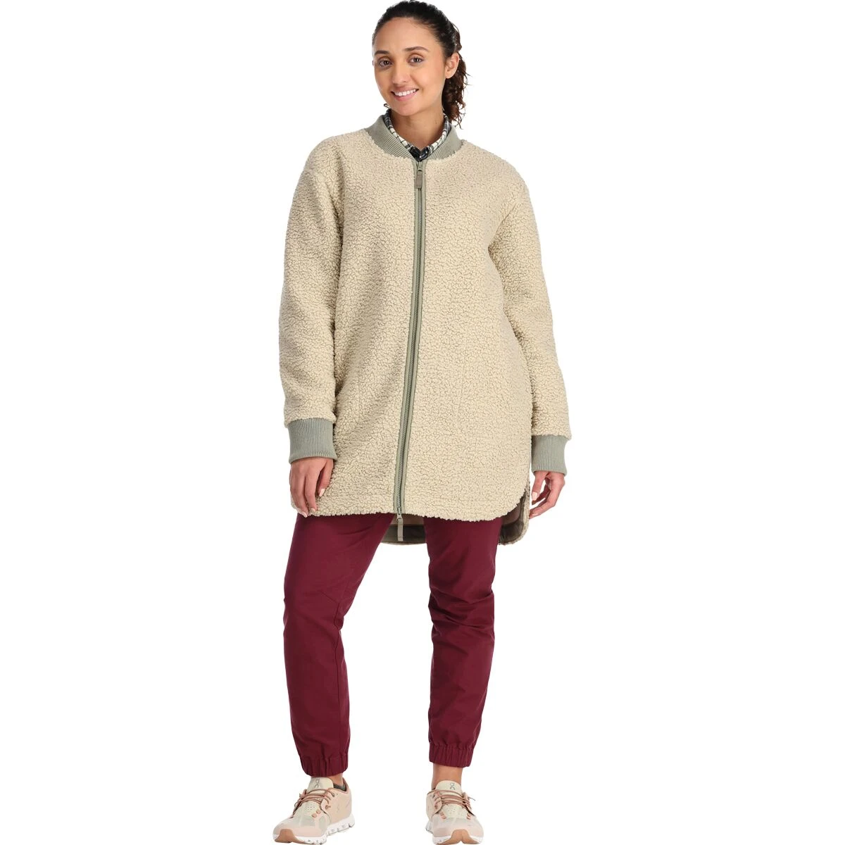 Outdoor Research Juneau Sherpa Fleece Coat - Women's 4 Outdoor Research Juneau Sherpa Fleece Coat - Women's - Image 2