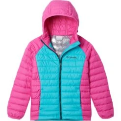 Columbia Powder Lite Hooded Insulated Jacket - Girls' -Chic Clothing Store GEYPINICE