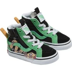 Vans Sk8-Hi Reissue Side-Zip Snake Shoe - Toddlers' -Chic Clothing Store GREBLA D6