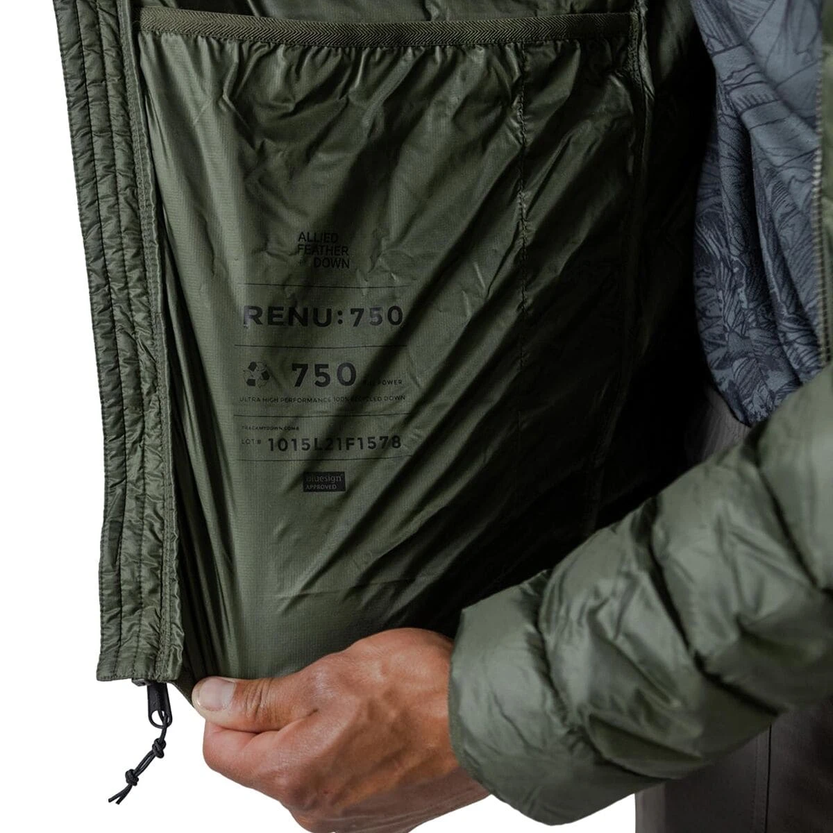 Re-Up Down Recycled Hoodie - Men's 4 Re-Up Down Recycled Hoodie - Men's - Image 2