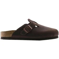 Birkenstock Boston Soft Footbed Leather Clog - Women's -Chic Clothing Store HABOILLEA