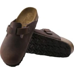 Birkenstock Boston Soft Footbed Leather Clog - Women's -Chic Clothing Store HABOILLEA D3