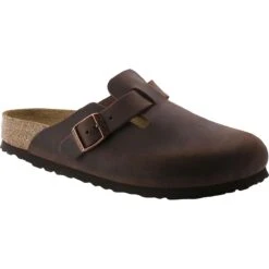 Birkenstock Boston Soft Footbed Leather Clog - Women's -Chic Clothing Store HABOILLEA D5